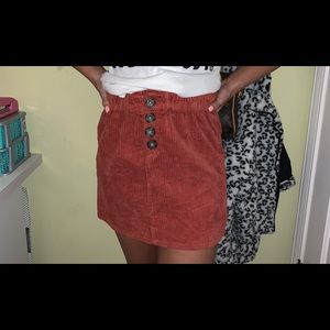 pacsun corduroy skirt